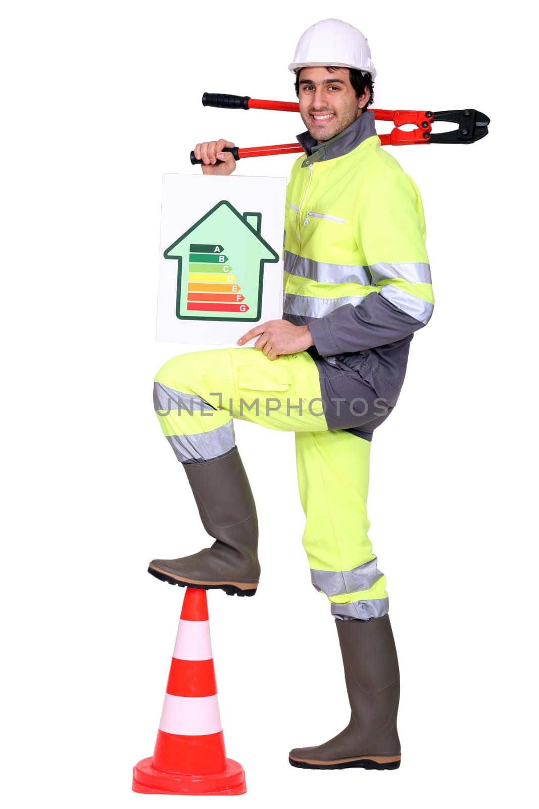 A road worker