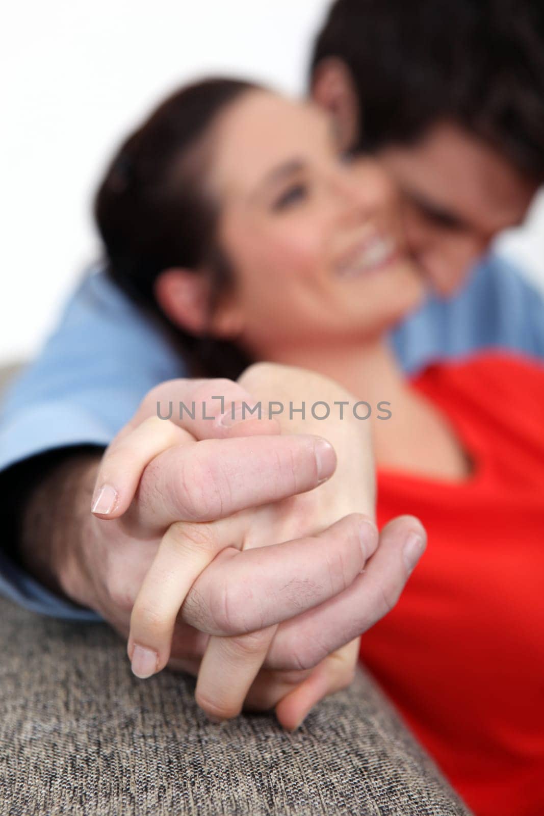 Affectionate couple enjoying each other's company