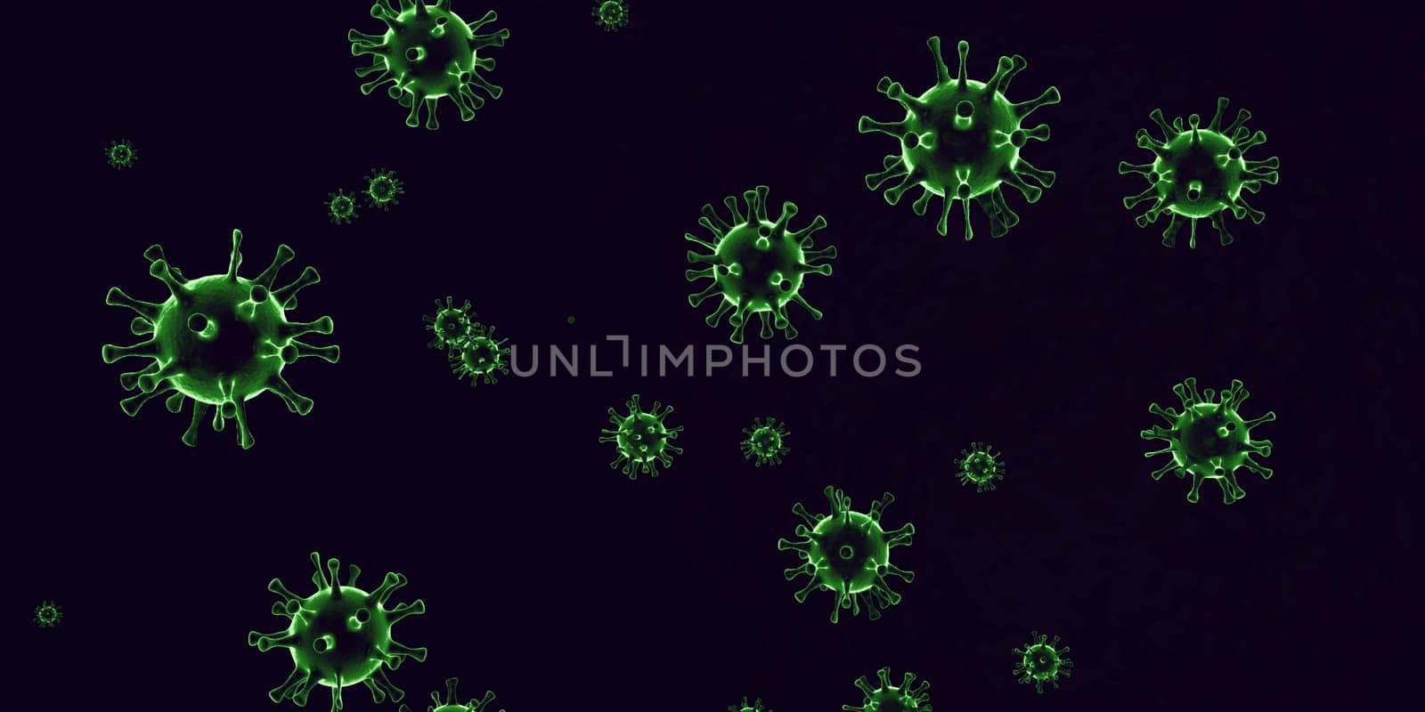 Viral Infection Medical Sickness Artistic Concept