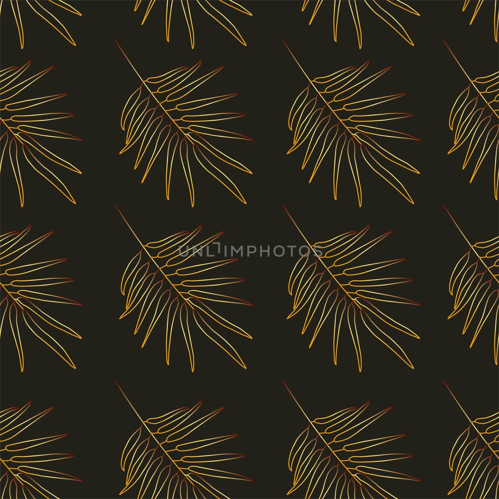 Modern exotic jungle plants illustration pattern. Creative collage contemporary floral seamless pattern. Fashionable template for design.