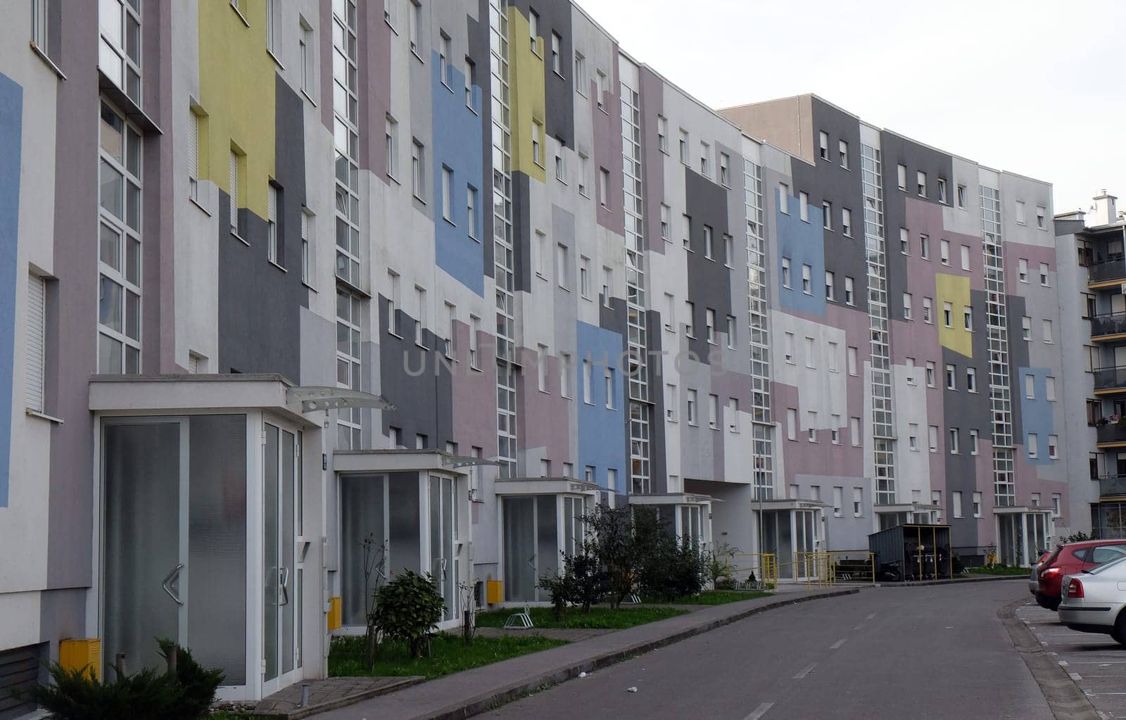 New housing blocks in Malesnica residential area, Zagreb, Croatia