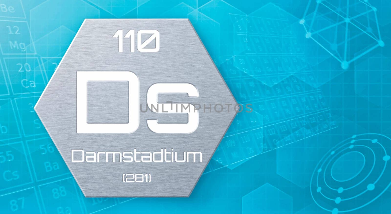 Chemical element of the periodic table - Darmstadtium