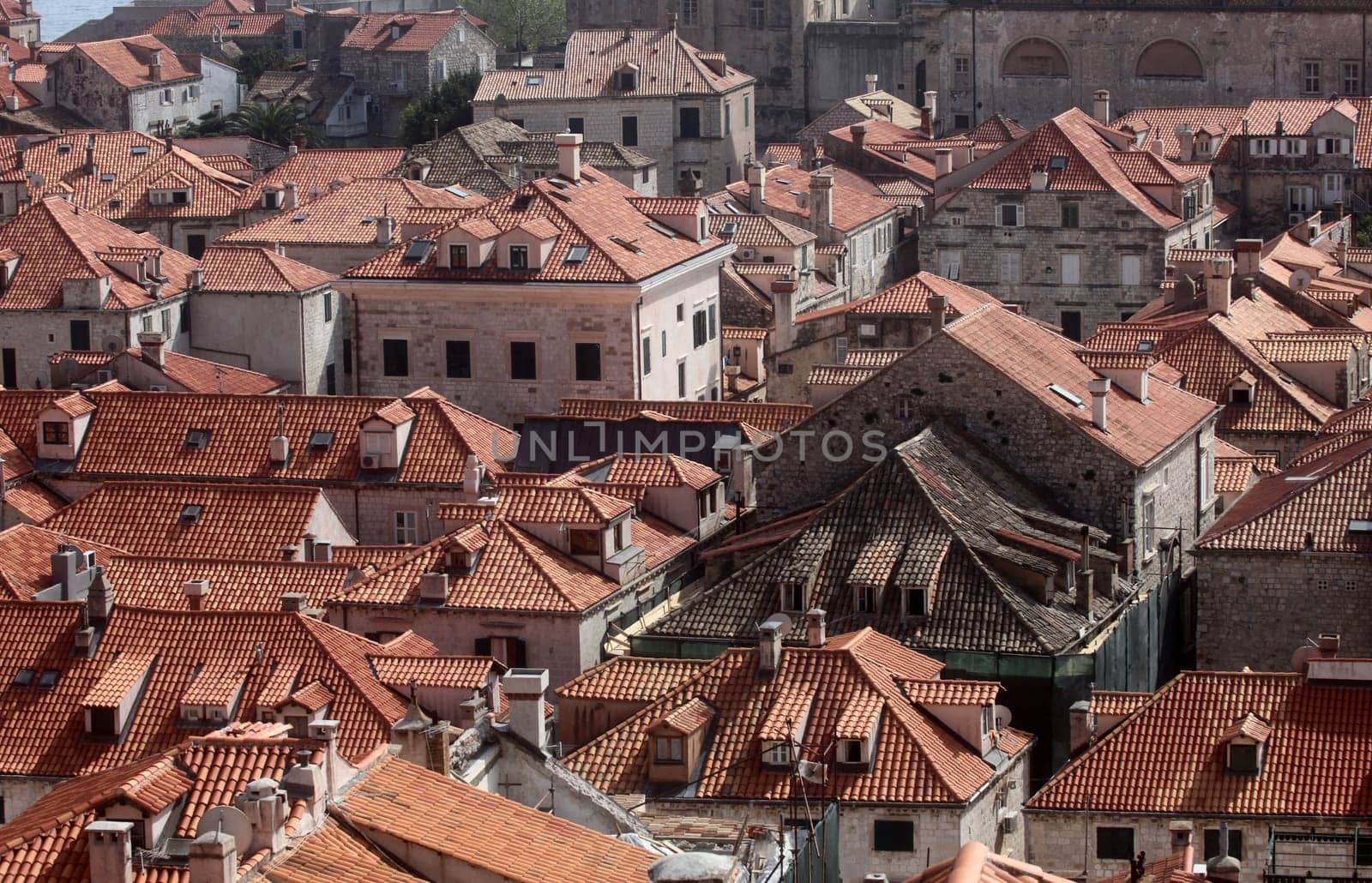 Red roofs of Dubrovnik