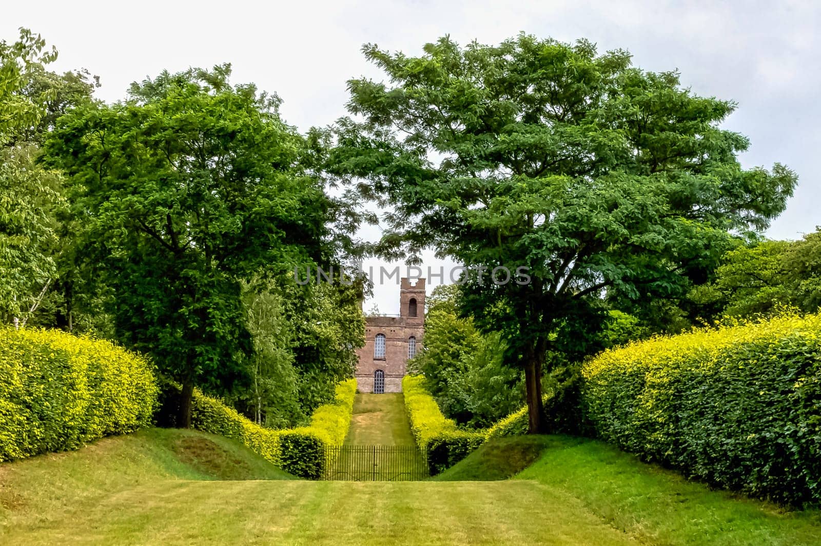 The Belvedere Tower, Claremont Landscape Garden, Esher, United Kingdom on 28 June 2020