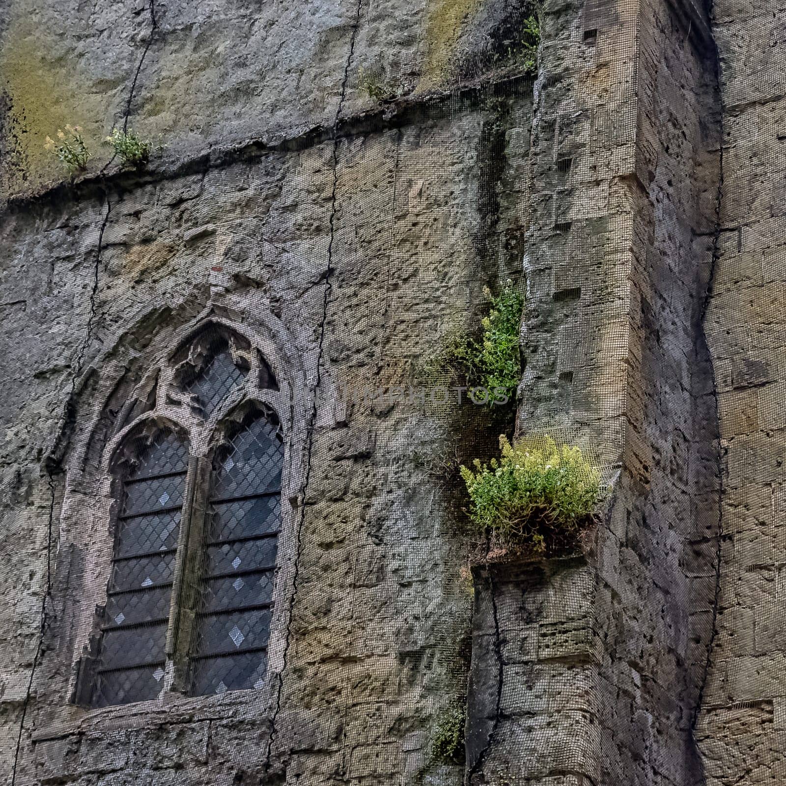 Chichester Cathedral (Cathedral Church of the Holy Trinity) free-standing medieval bell tower known as campanile in Chichester, West Sussex, United Kingdom on 14 July 2019