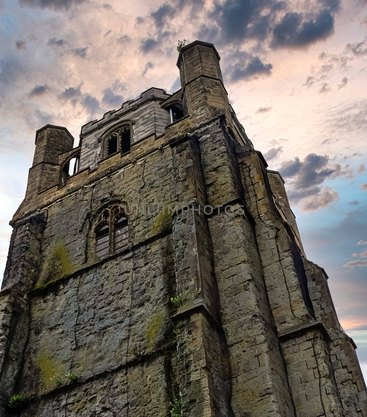 Chichester Cathedral (Cathedral Church of the Holy Trinity) free-standing medieval bell tower known as campanile in Chichester, West Sussex, United Kingdom