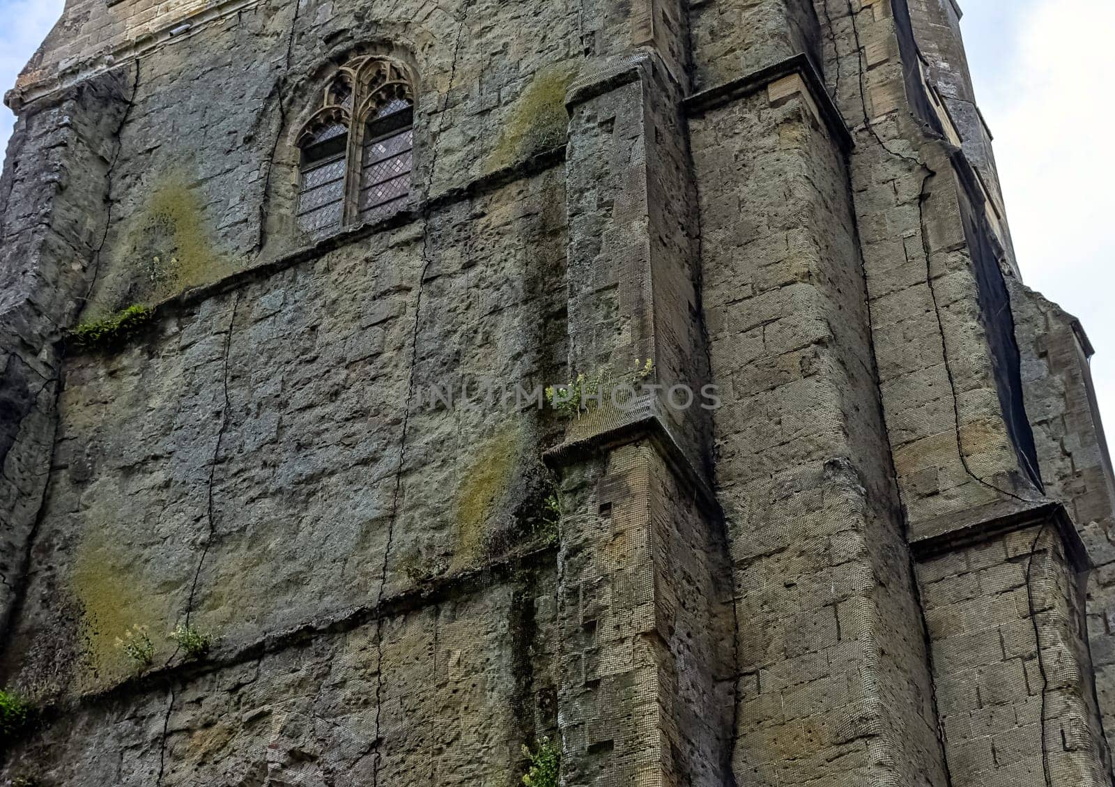 Chichester Cathedral (Cathedral Church of the Holy Trinity) free-standing medieval bell tower known as campanile in Chichester, West Sussex, United Kingdom on 14 July 2019
