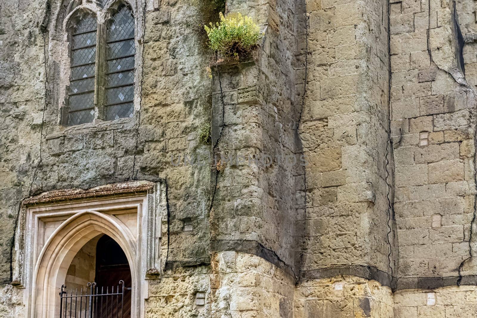 Chichester Cathedral (Cathedral Church of the Holy Trinity) free-standing medieval bell tower known as campanile in Chichester, West Sussex, United Kingdom on 14 July 2019