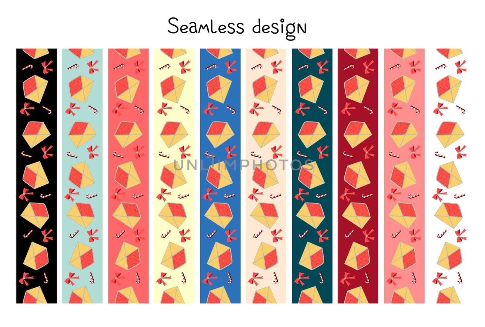 Festive border, template set. A large collection of congratulatory borders, ornaments, brushes. Abstract geometric dividers, sseasonal symbols design elements.