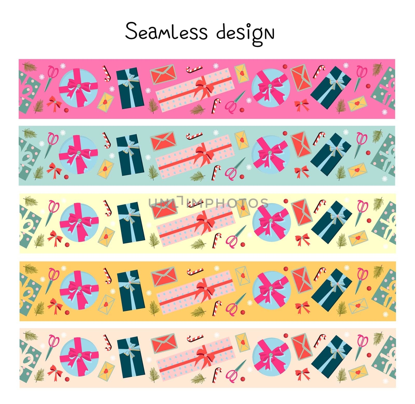Festive border, template set. A large collection of congratulatory borders, ornaments, brushes. Abstract geometric dividers, sseasonal symbols design elements.