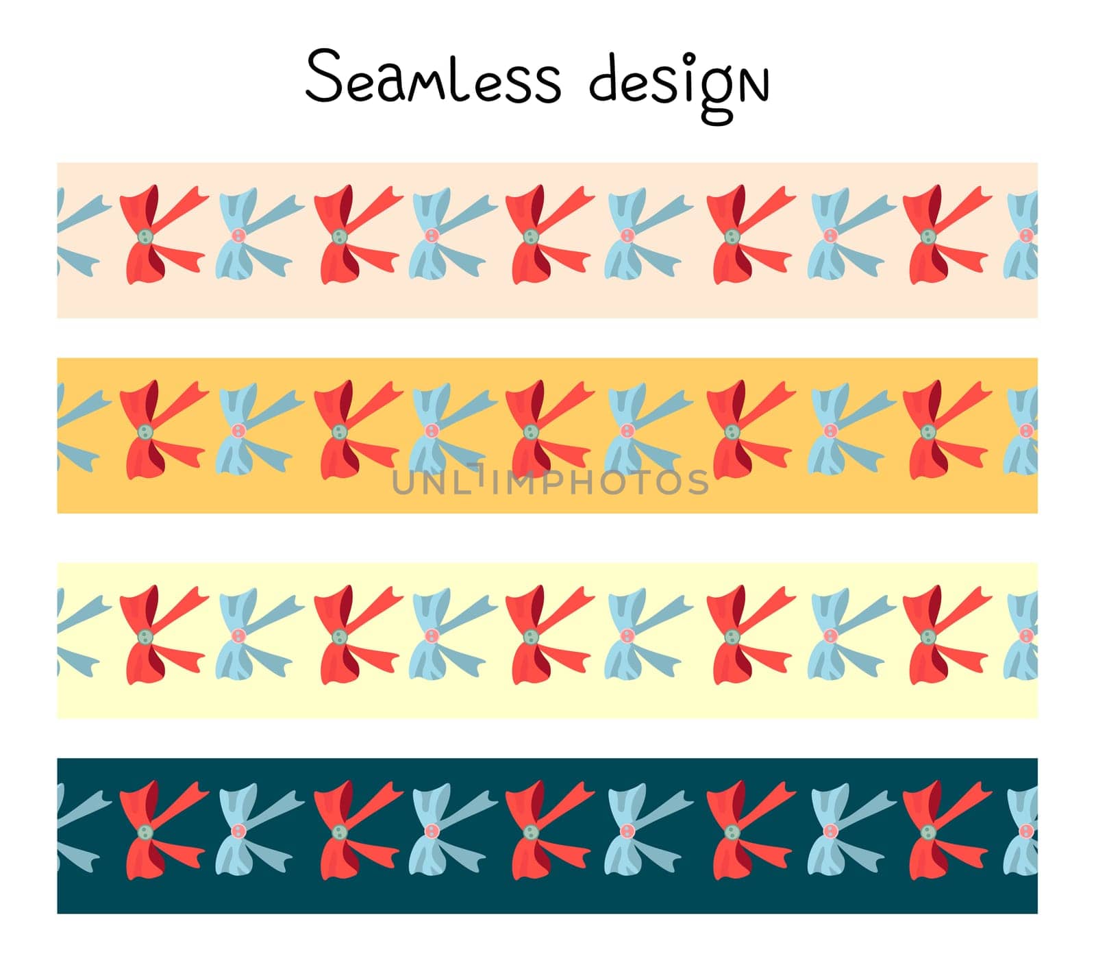 Trending colors New Year and Christmas 2021. Festive ribbon for gift wrapping. Seamless border, tape repeating.