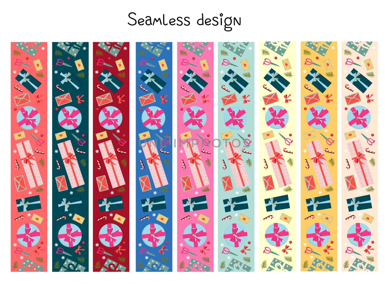 Festive border, template set. A large collection of congratulatory borders, ornaments, brushes. Abstract geometric dividers, sseasonal symbols design elements.