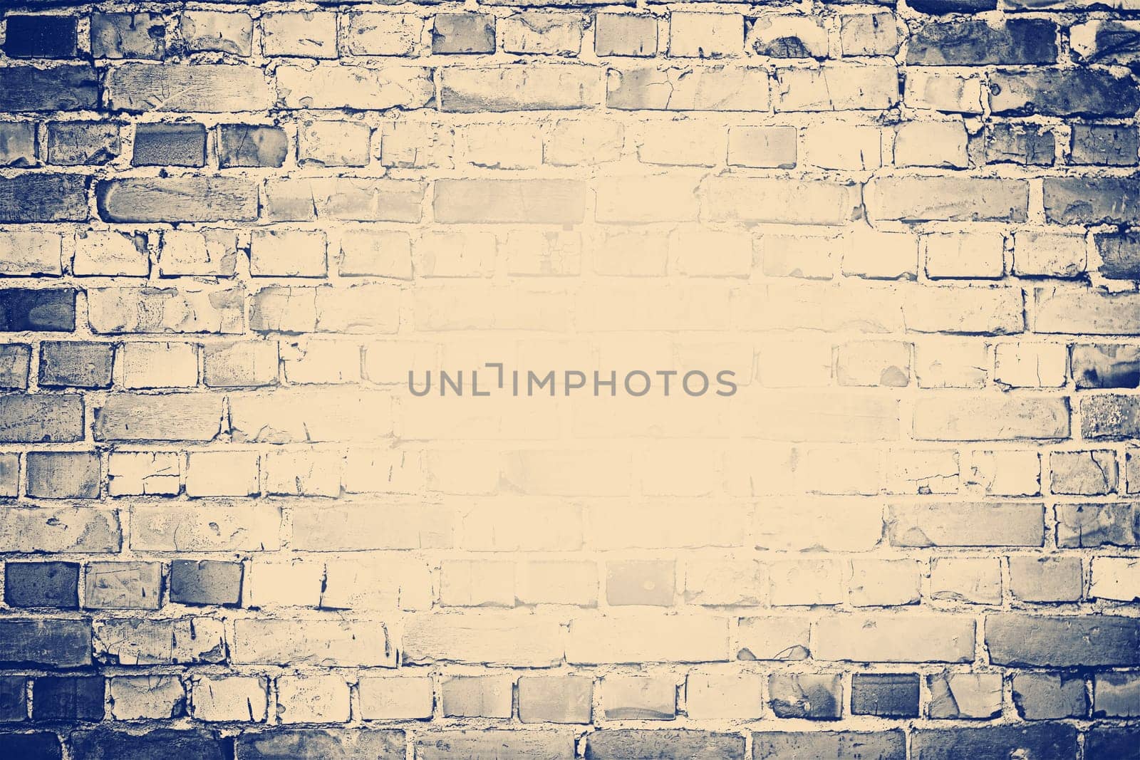 Old brickwall background of an old house in vintage style