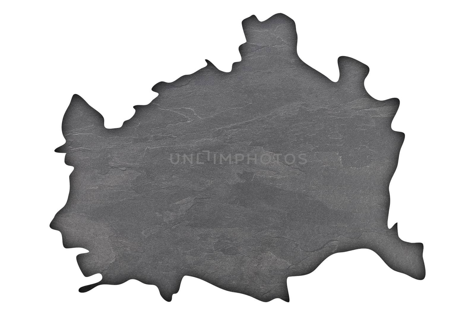 Map of Vienna on dark slate