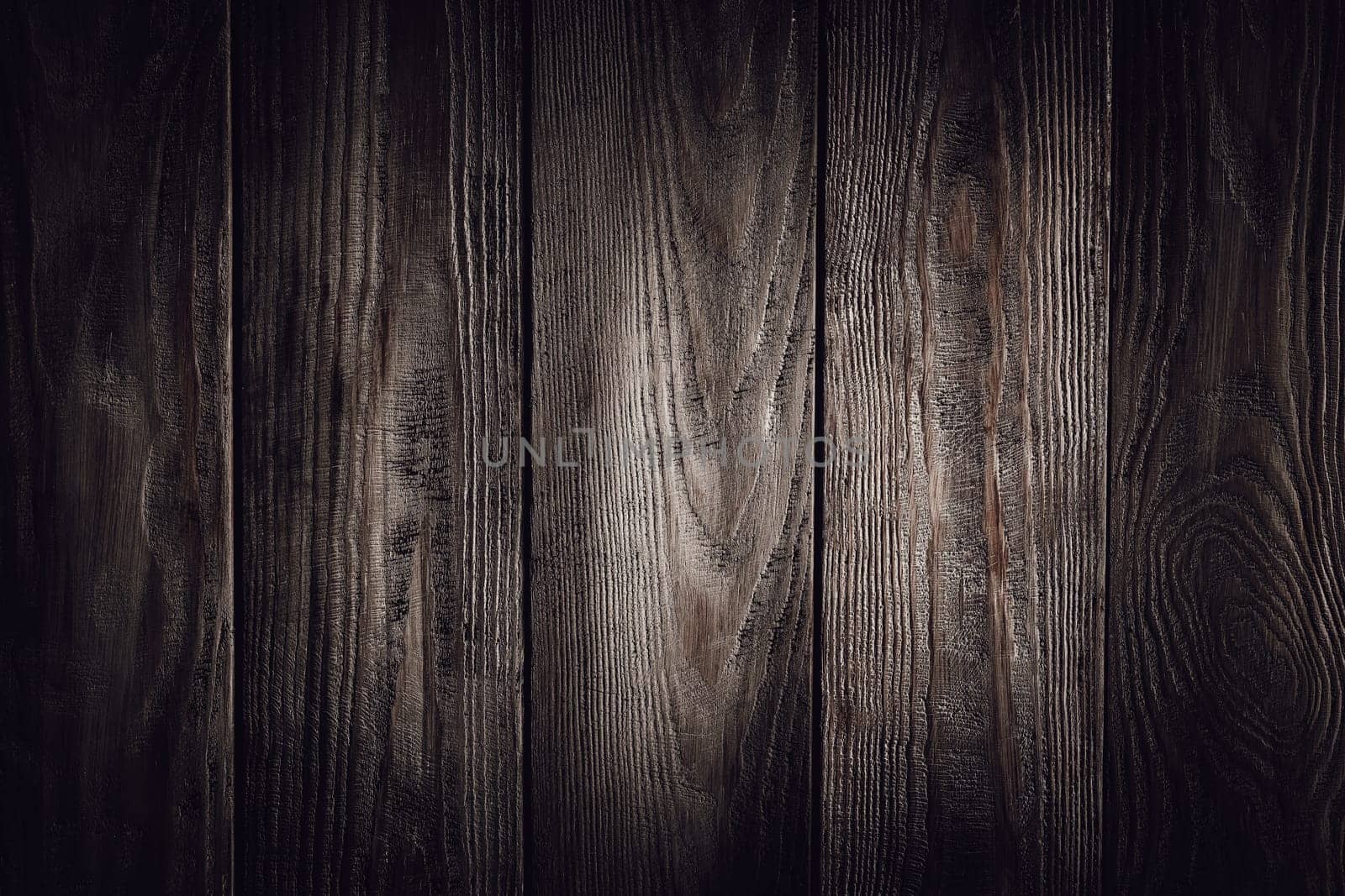 Old wooden planks. Gray background with painted boards