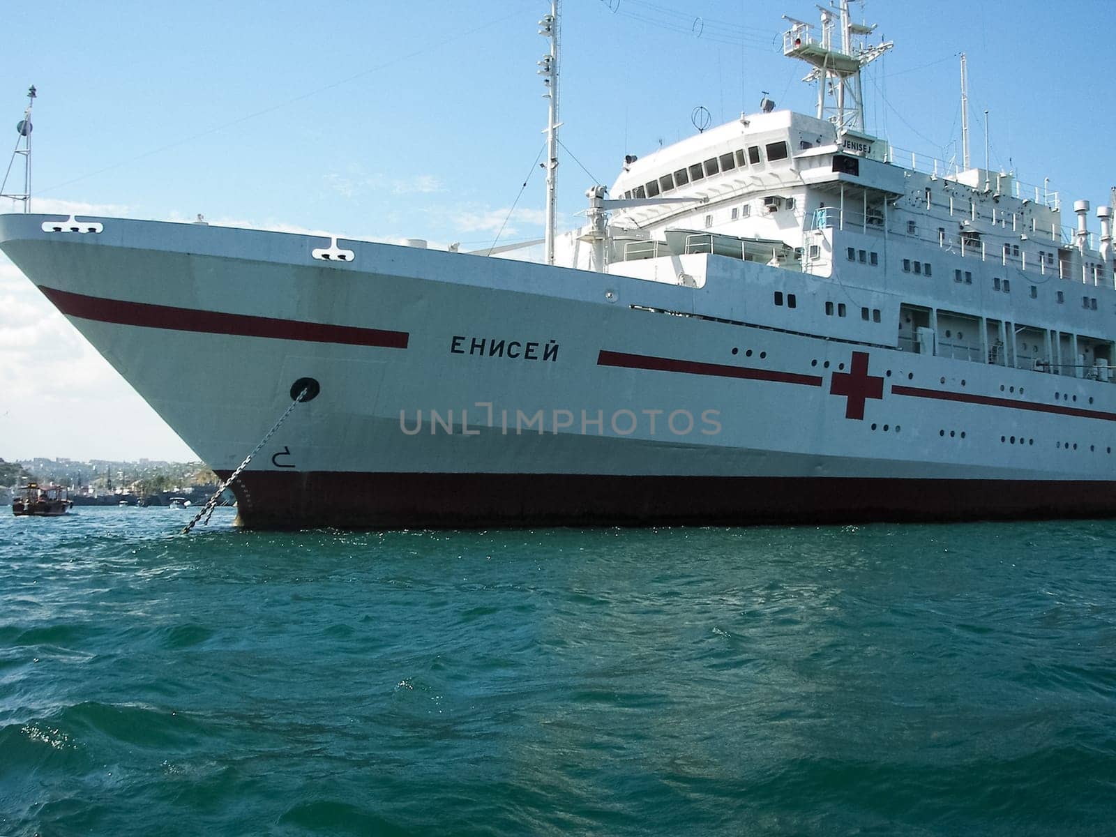 Republic of Crimea, Sevastopol - July 28, 2019: Hospital ship