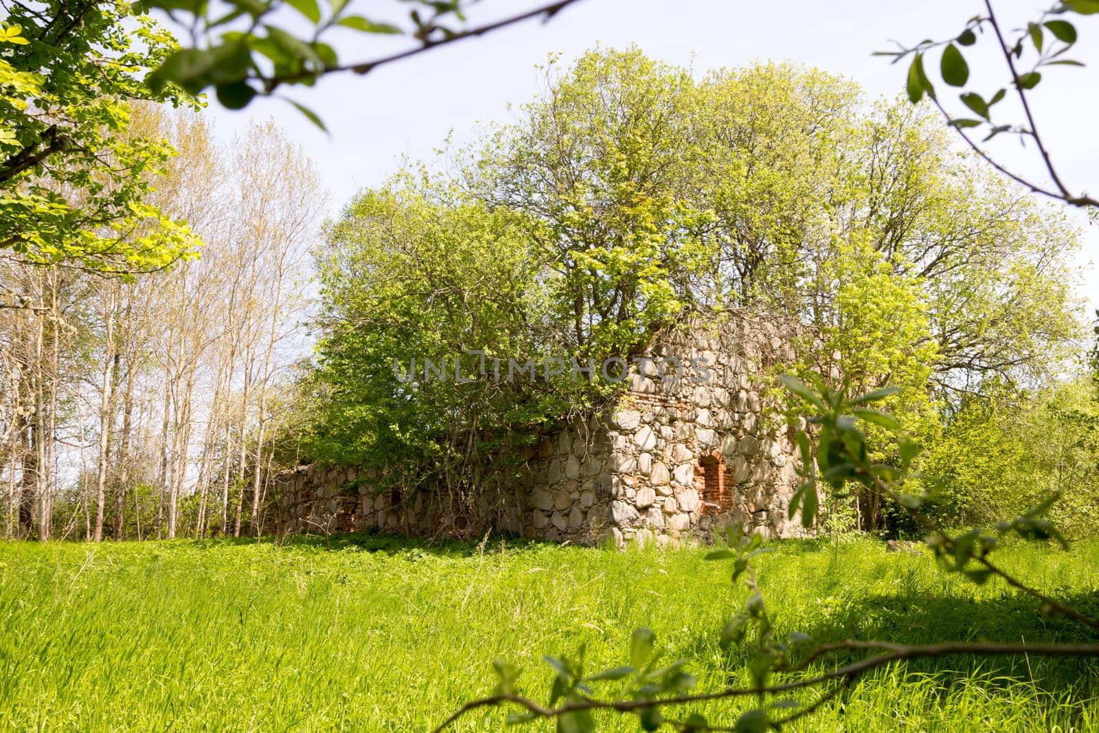 Zvarde Latvia. Abandoned village. Former Soviet army bombing polygon.
