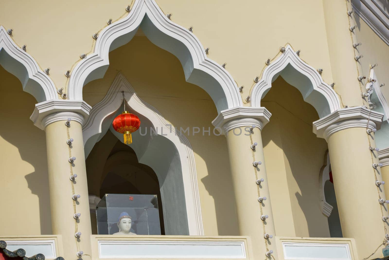 Georgetown, Kedah/Malaysia - Jan 28 2018: Structure of pagoda at Kek Lok Si temple.
