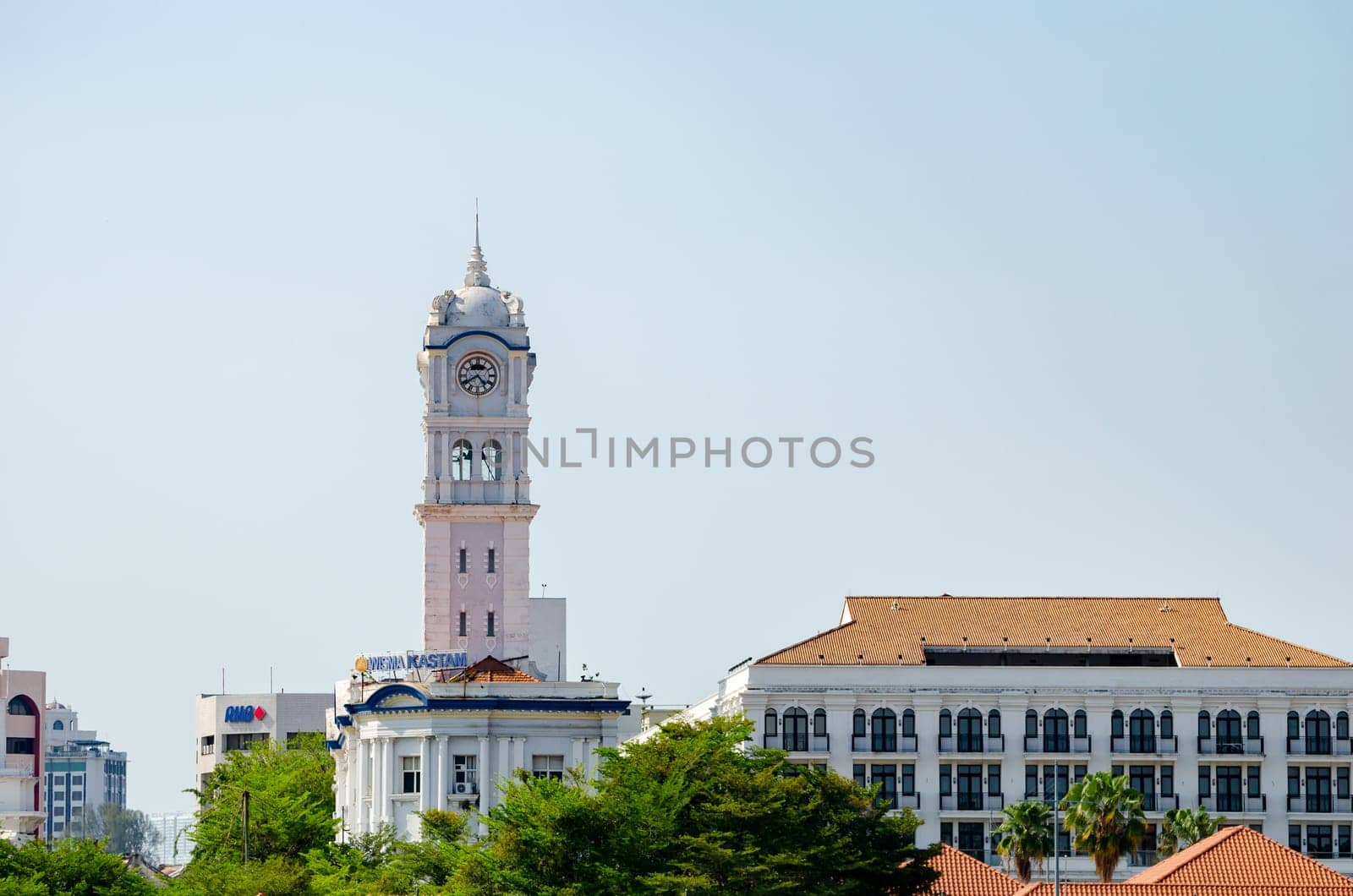 Georgetown, Penang/Malaysia - Feb 27 2020: Wisma Kastam (Malayan Railway Building)