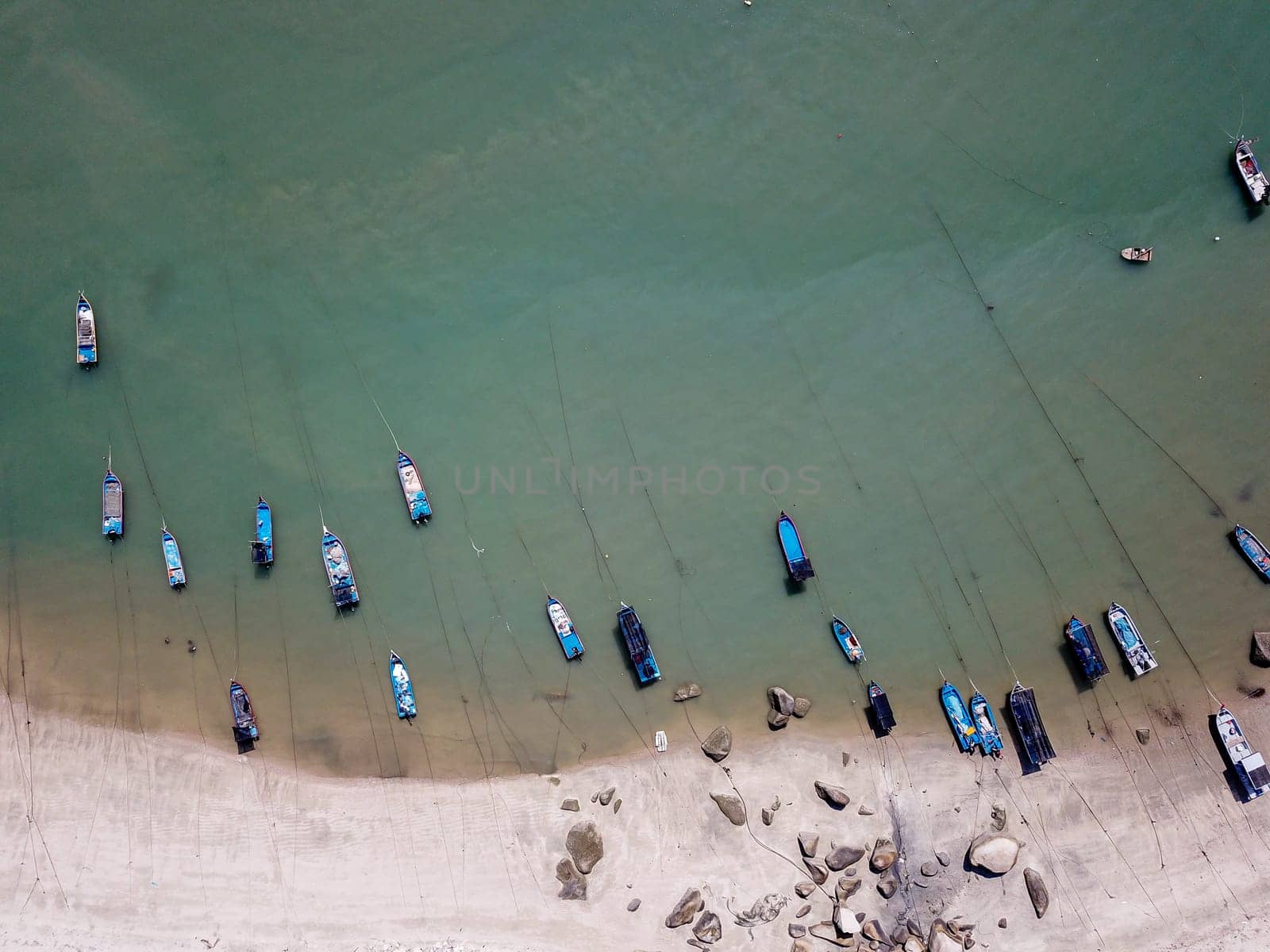 Georgetown, Penang/Malaysia - Feb 28 2020: Traditional Malays fishing village.