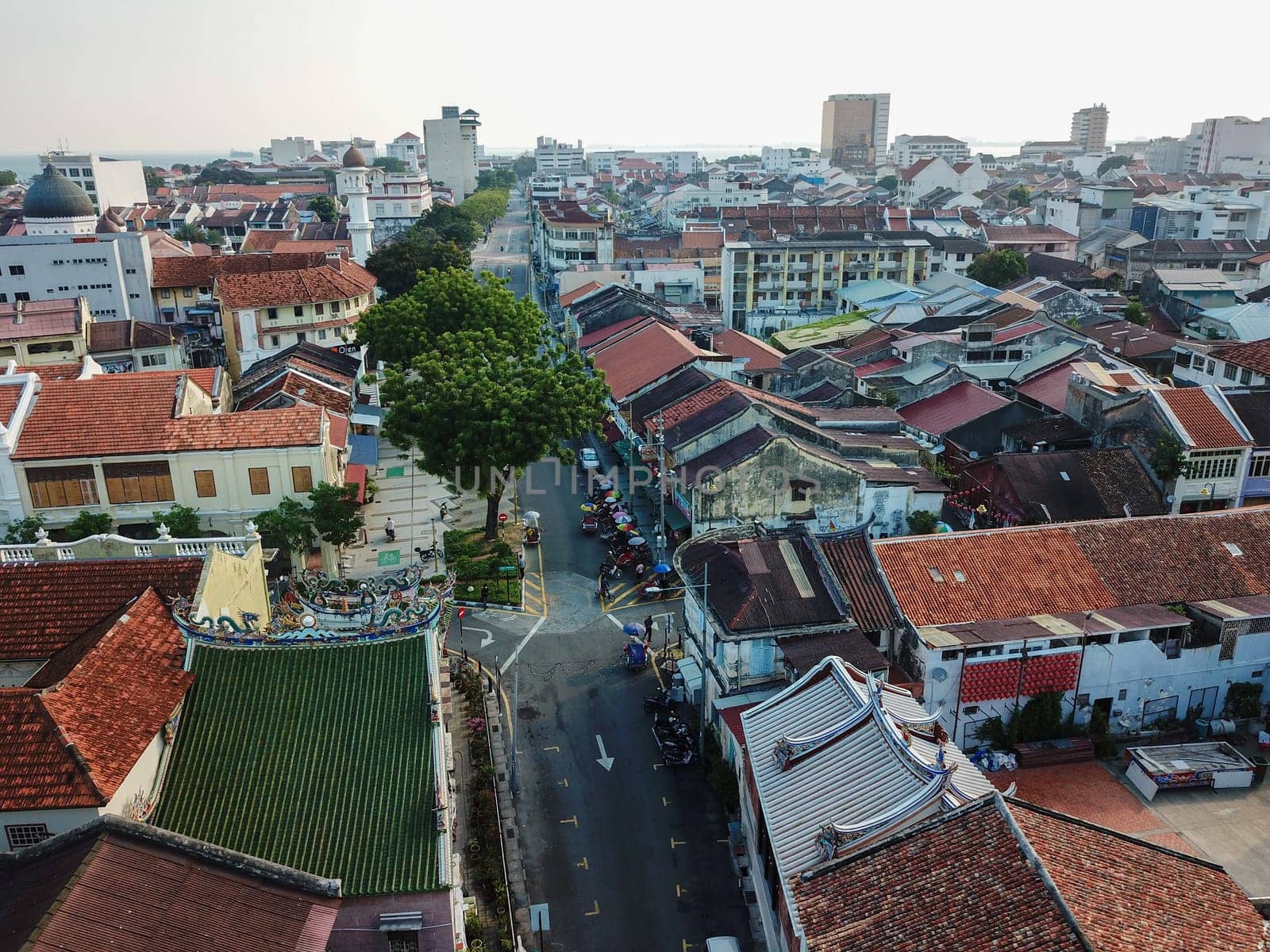 Georgetown, Penang/Malaysia - Mar 21 2020: Armenian Street in morning