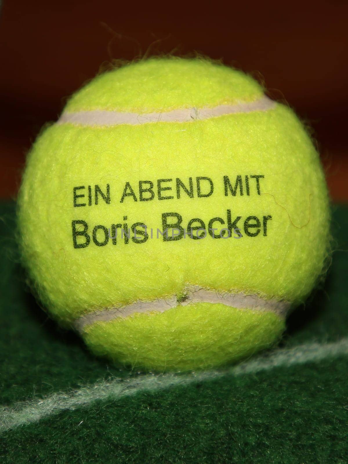 former German tennis player Boris Becker at an event on October 14, 2020 in Dessau