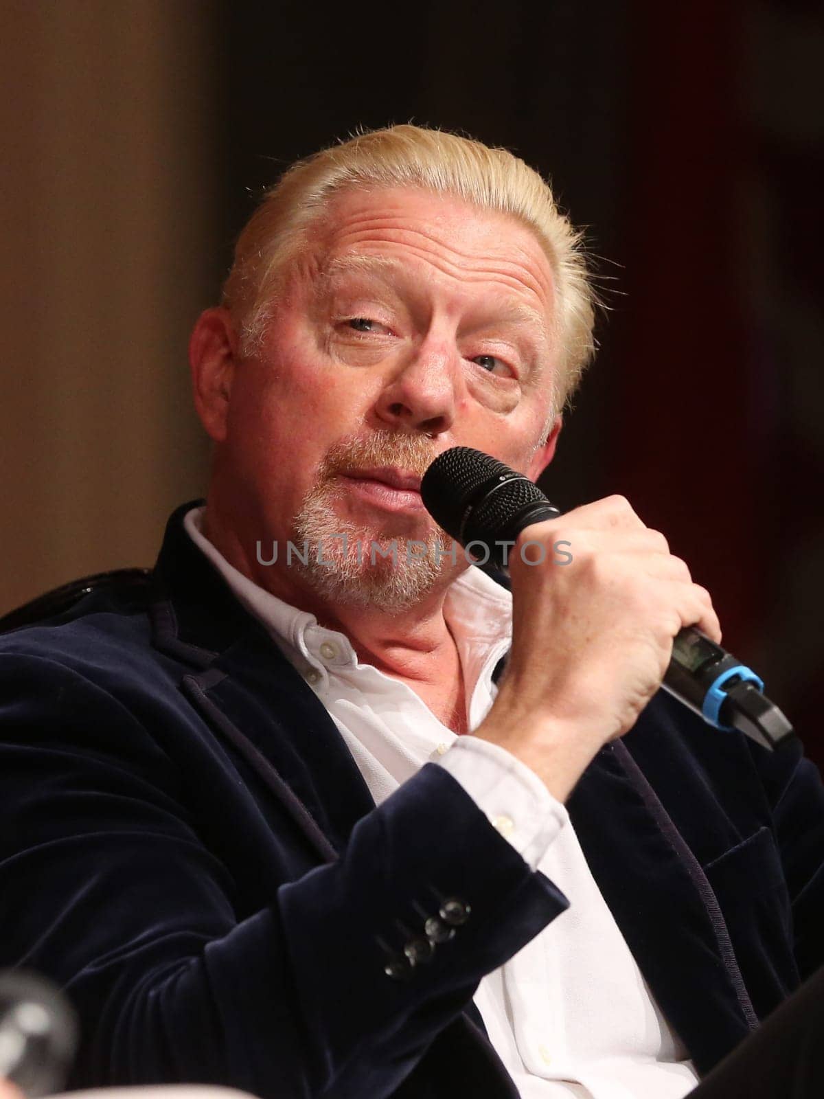 former German tennis player Boris Becker at an event on October 14, 2020 in Dessau