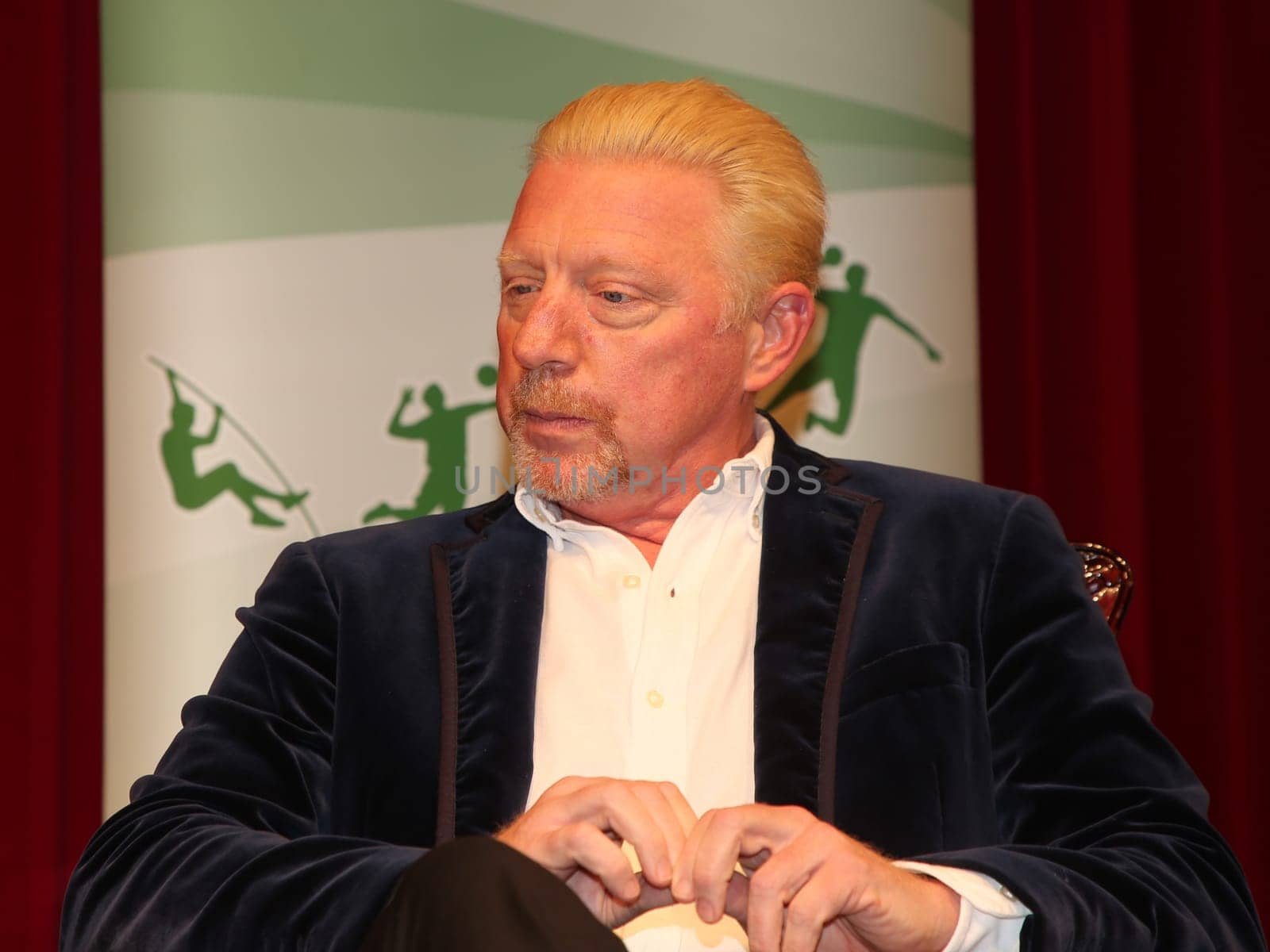 former German tennis player Boris Becker at an event on October 14, 2020 in Dessau