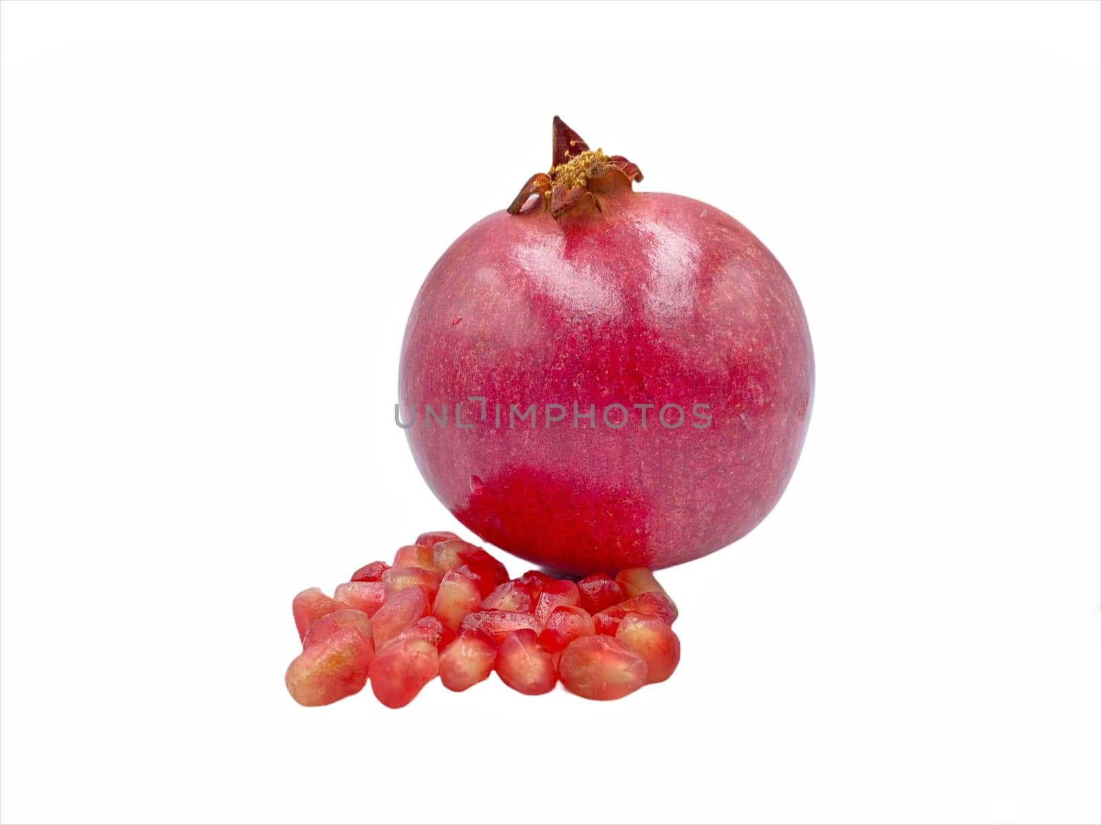 Pomegranate fruits isolate on white background