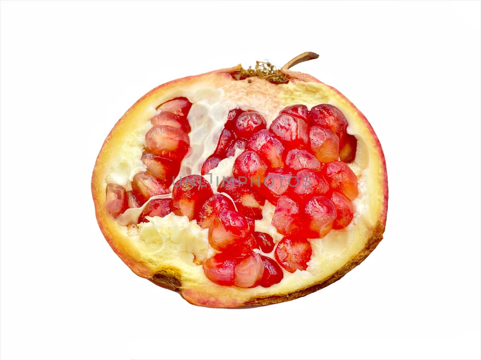 Pomegranate fruits isolate on white background