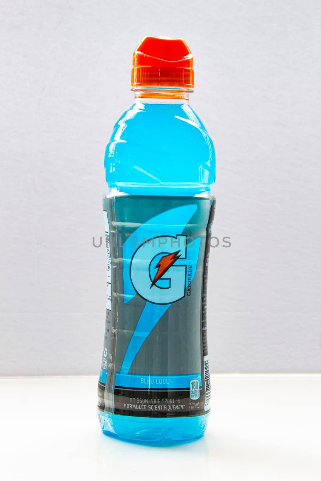 Calgary, Alberta, Canada. Nov. 16, 2020. Gatorade Cool Blue. An American manufacturer of sports-themed beverage and food products, built around its signature line of sports drinks.