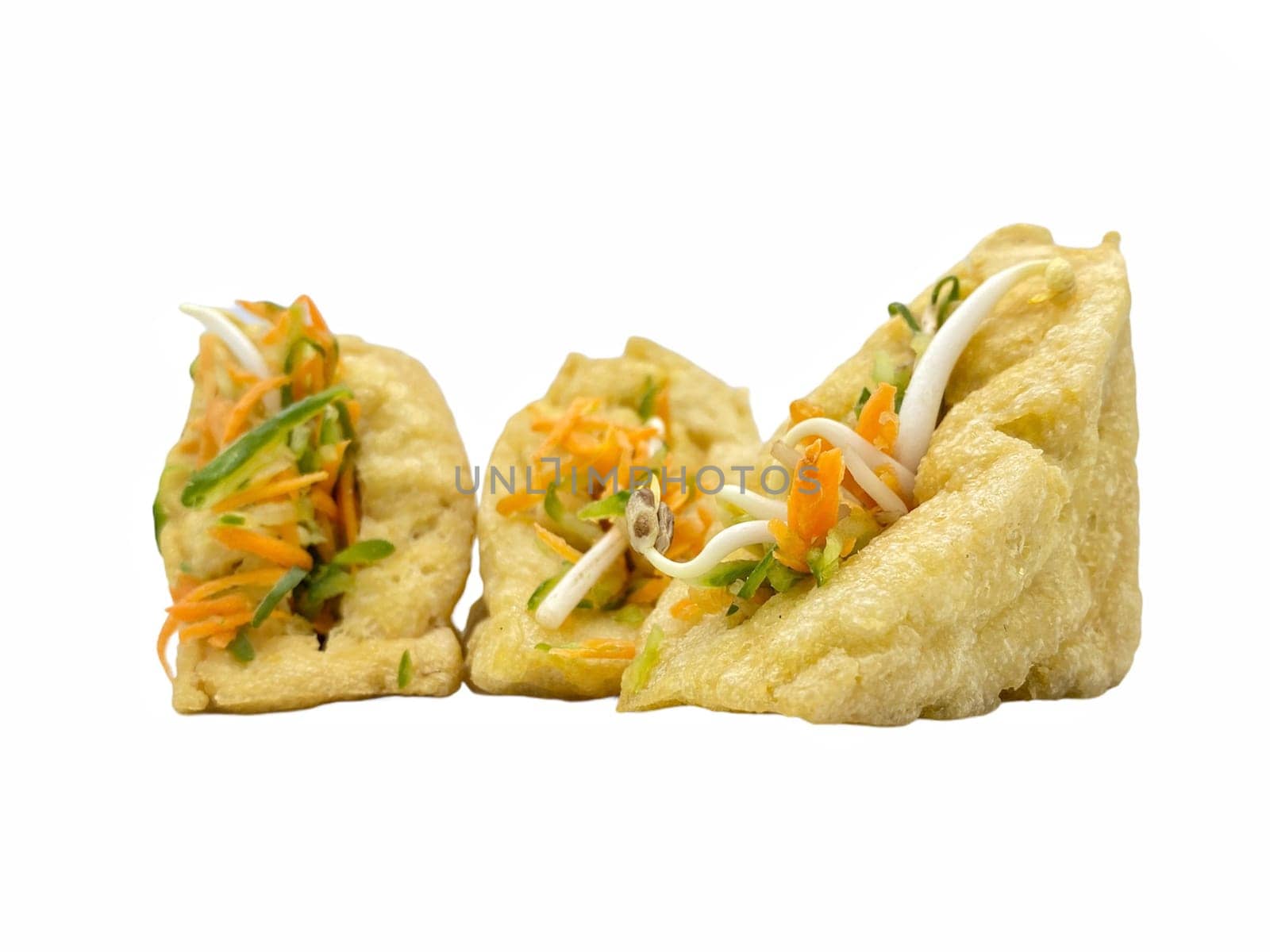 Malay cuisine or Stuffed Tofu called Tauhu sumbat