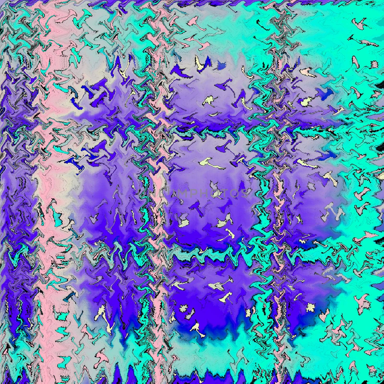 abstract background of ice box rows or transparent glass cubes in blue and violet colors