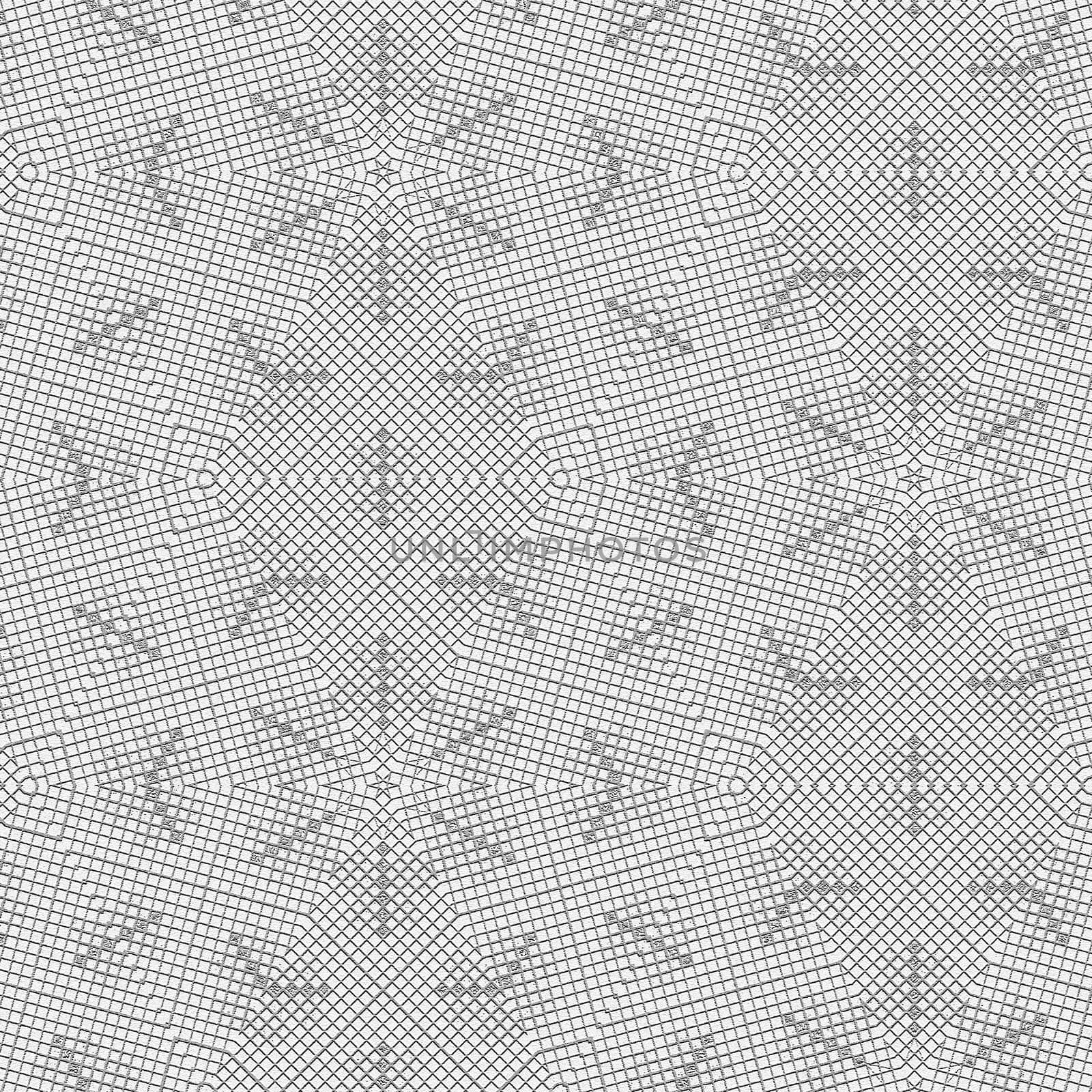 Continuous pattern with snowflakes textures. monochrome background