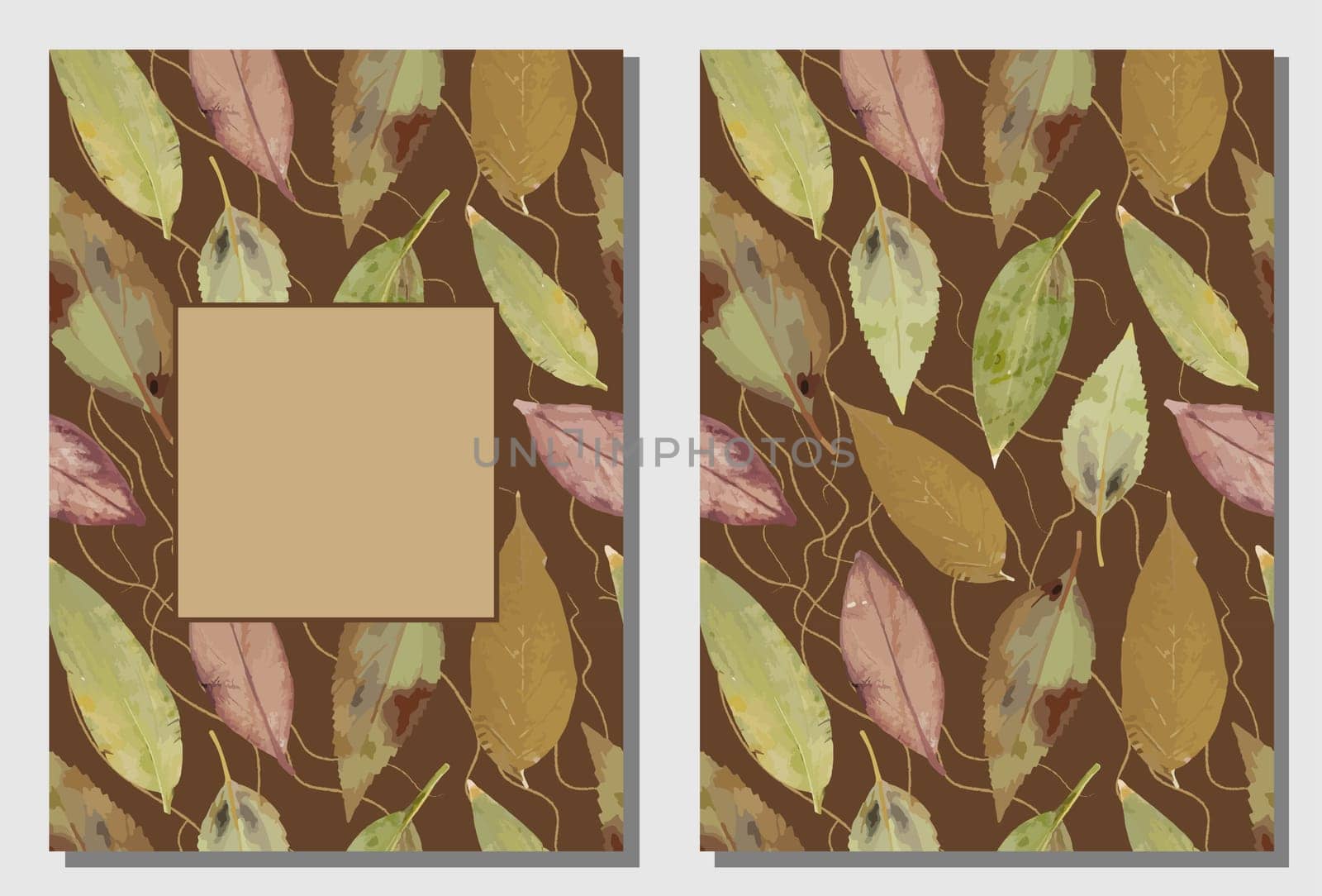Autumn sale banner with yellow foliage - oak leaves, on a dark background. Can be used as greeting, invitation card, template design, cover, party, advertisement. card templates.