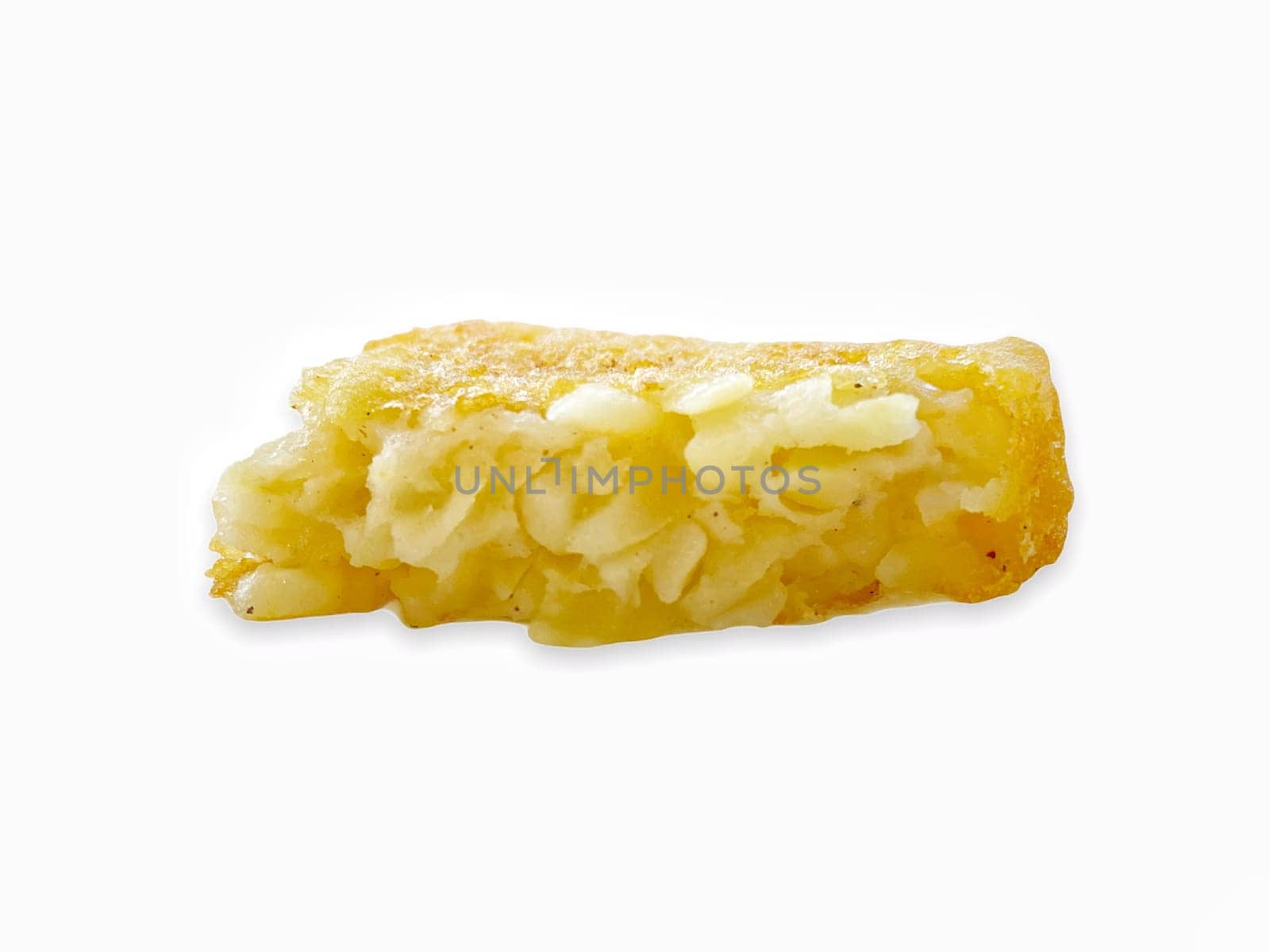 Hash browns or Potato patties isolated on white background