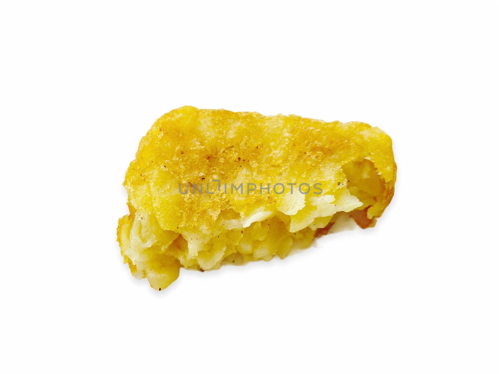 Hash browns or Potato patties isolated on white background