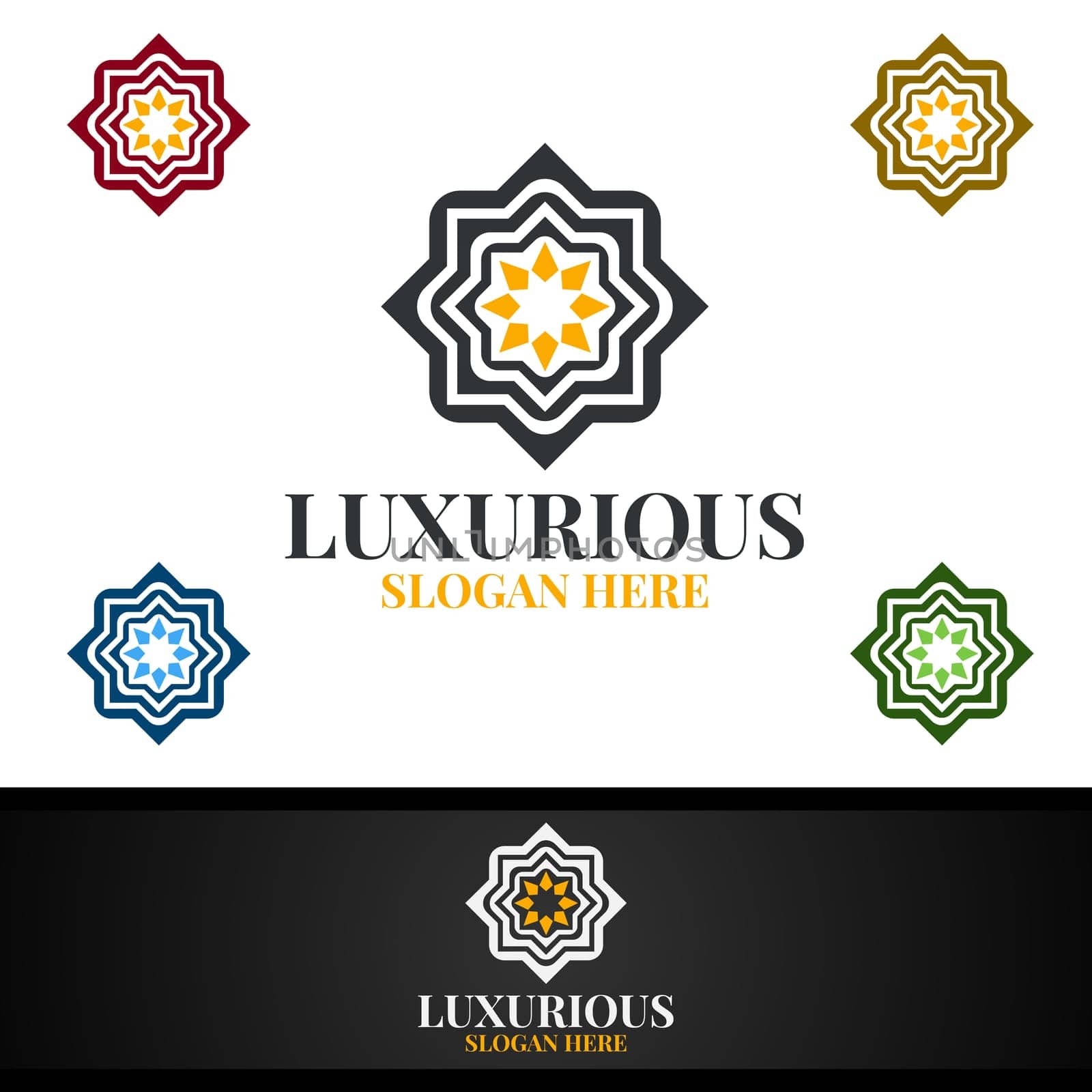 Diamond Luxurious Royal Logo for Jewelry, Wedding, Hotel or Fashion Design