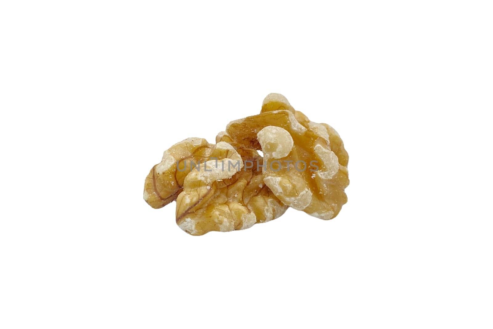 Walnuts isolated on white background