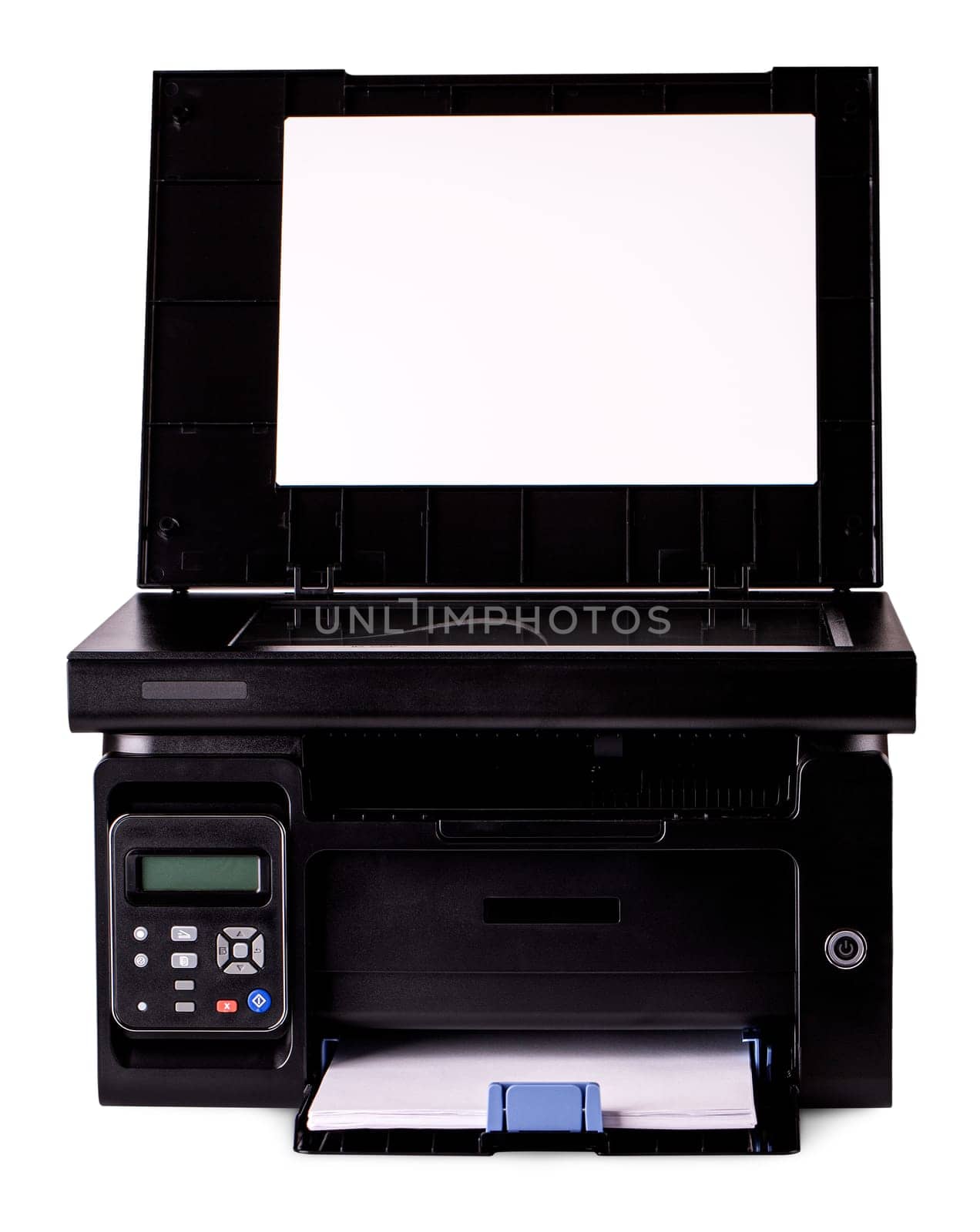 The Modern style office device isolated with clipping path over white