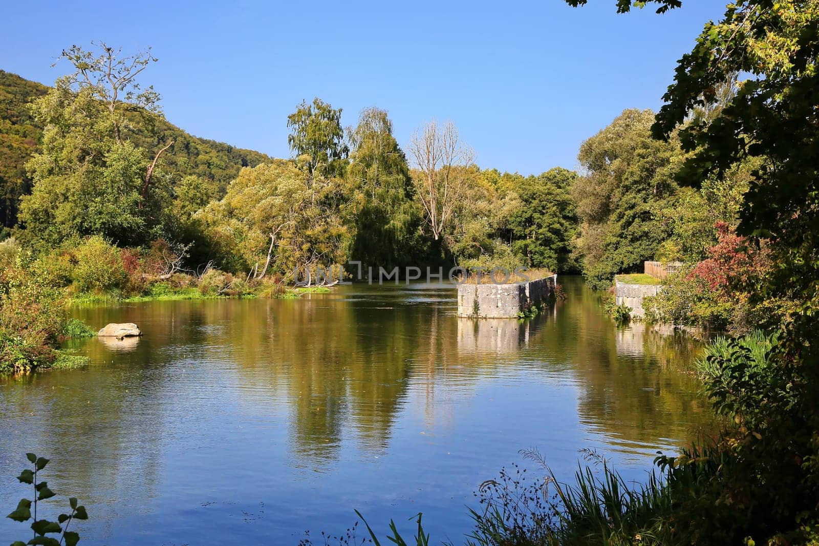 Lock 10 at the Altmühl is a sight near Riedenburg