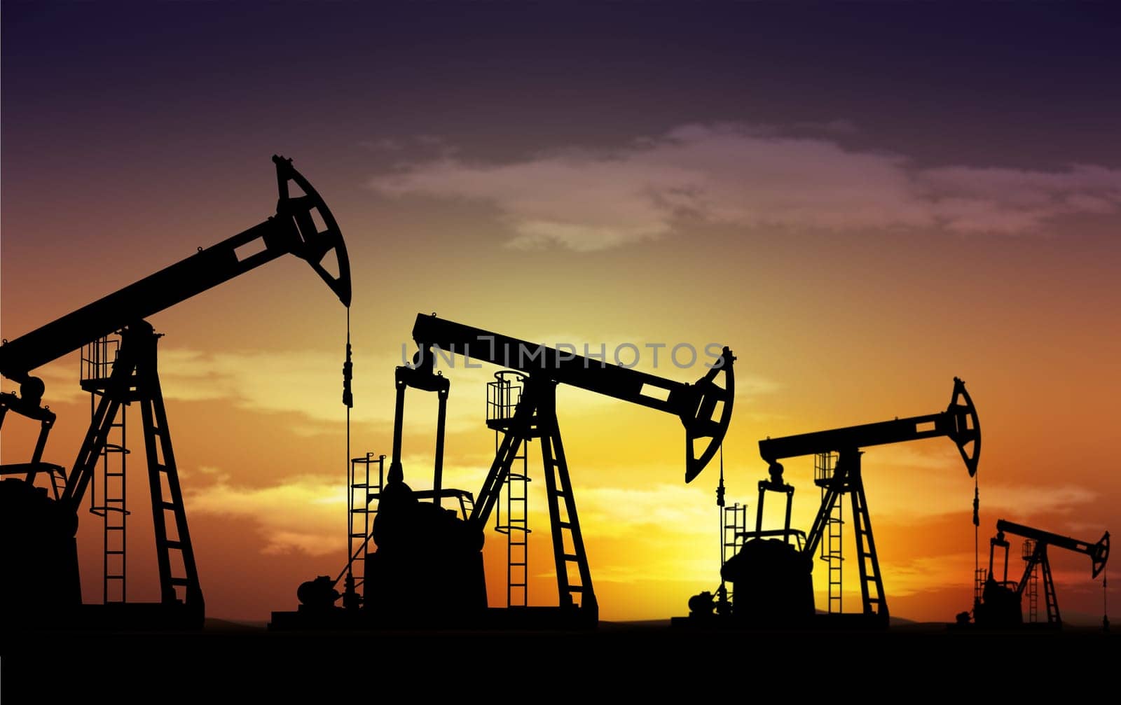 pump jack oil field