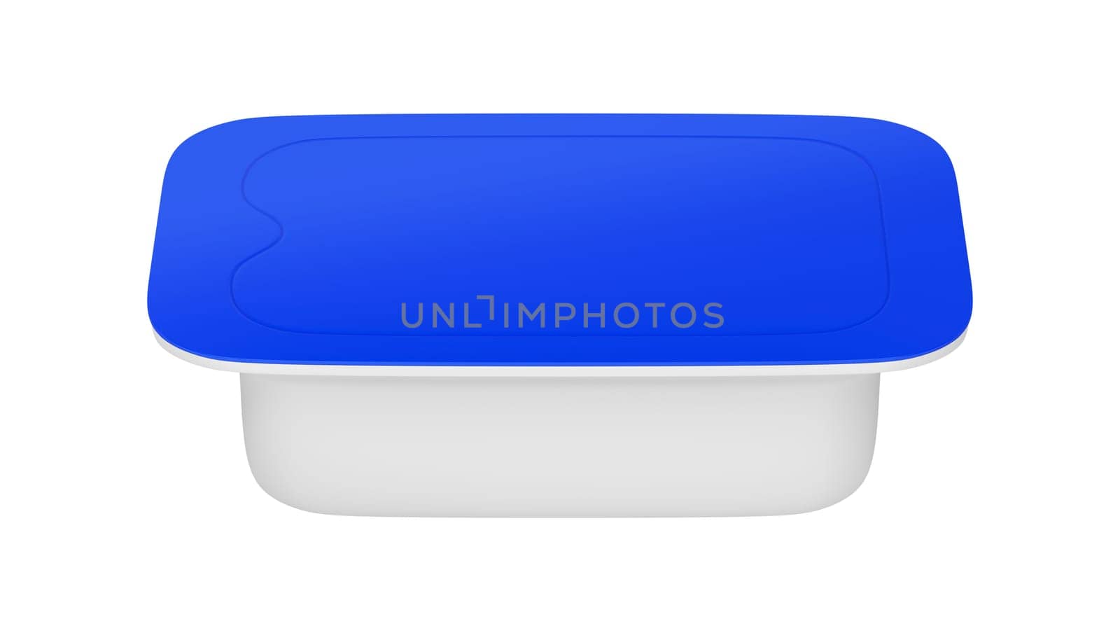 Blank cardboard container for various types of food