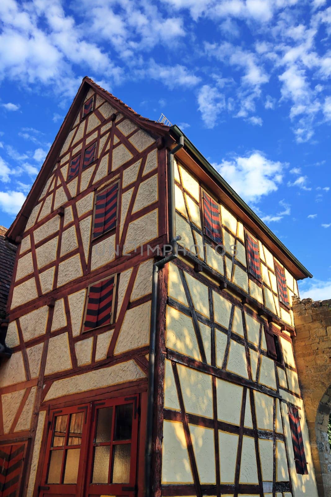 The half-timbered house is a sight of the city of Marbach am Neckar