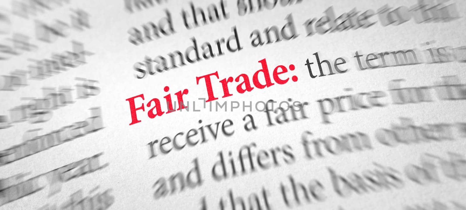 Definition of the word Fair Trade in a dictionary