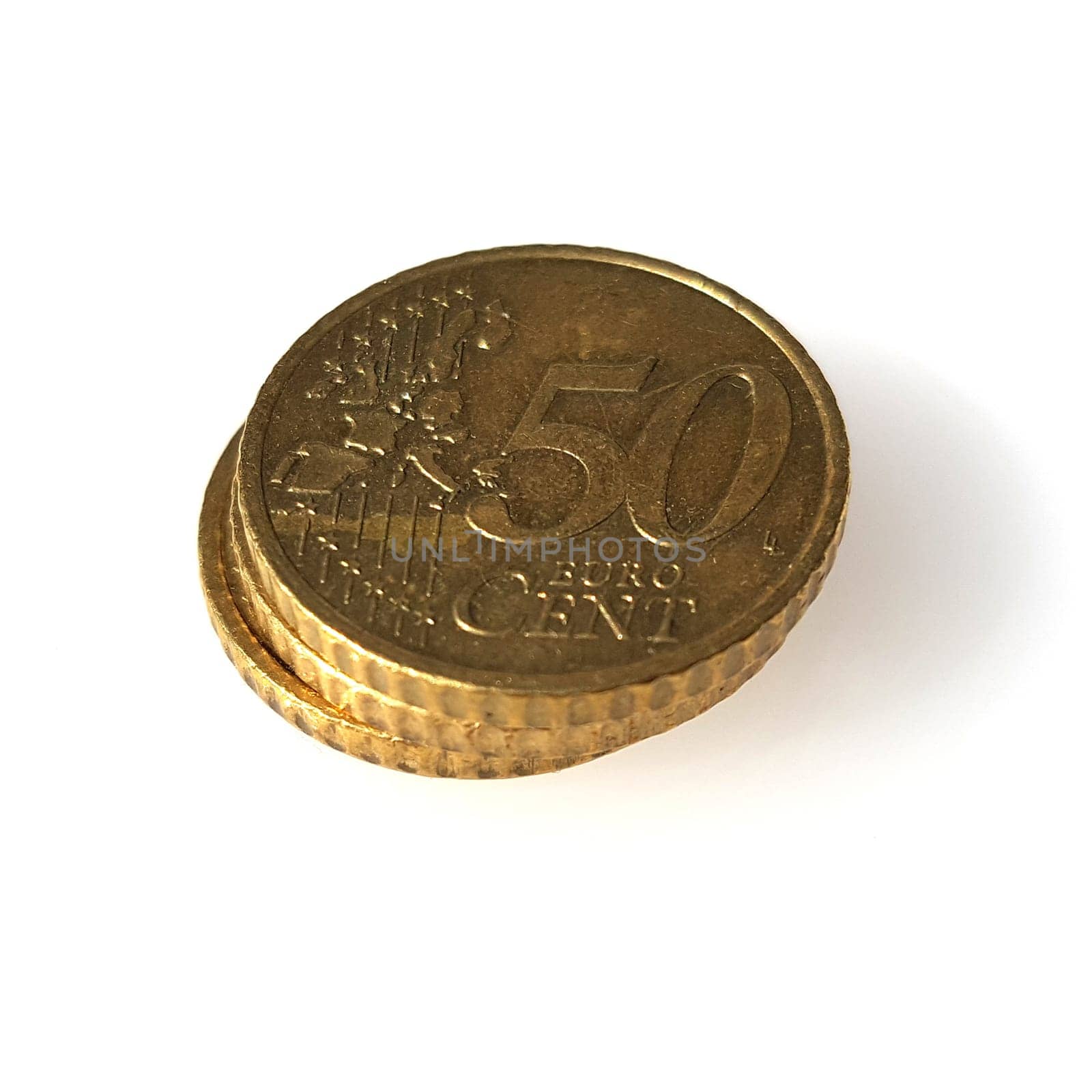Euromuenzen, fuenfzig cent