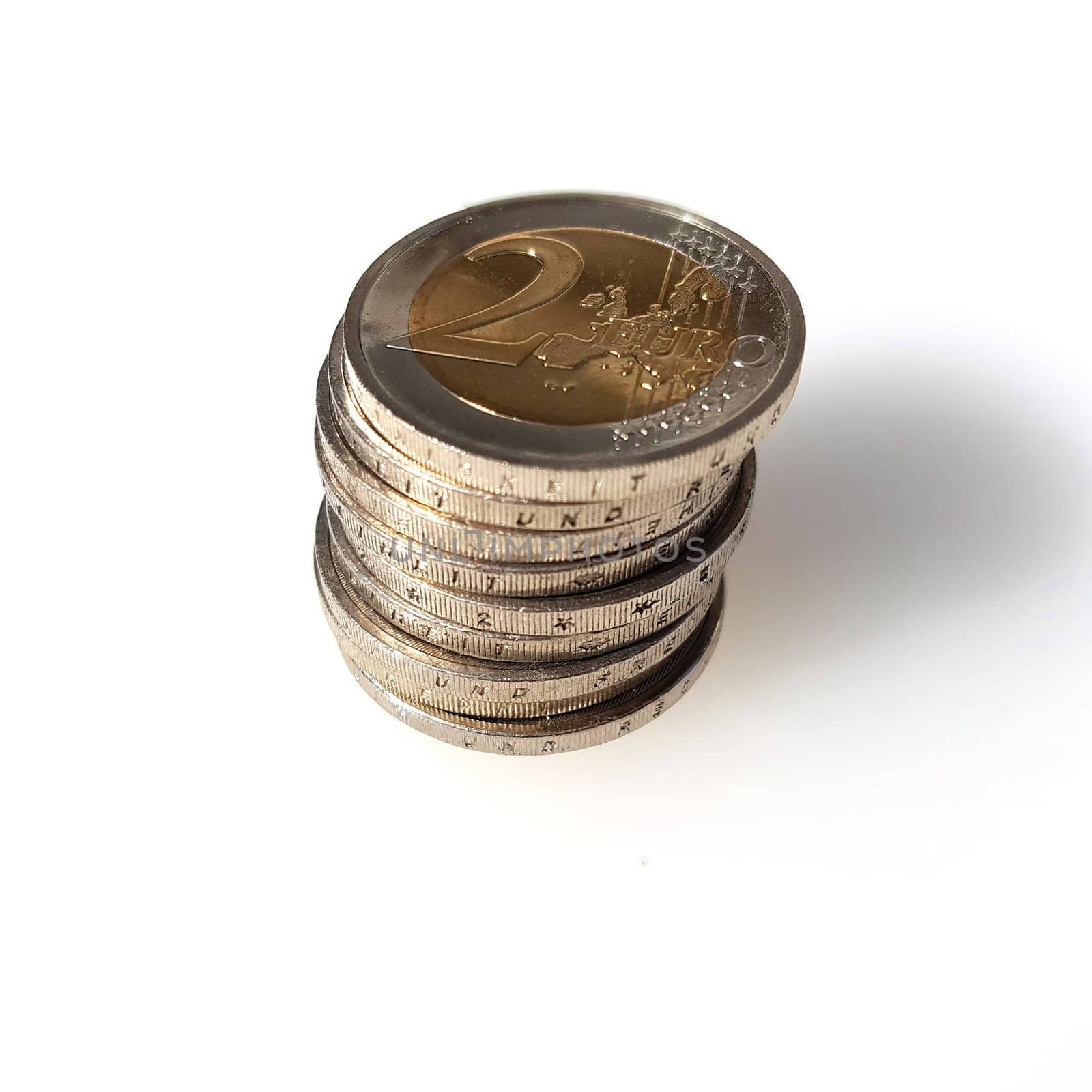 Euromuenzen, zwei Euro