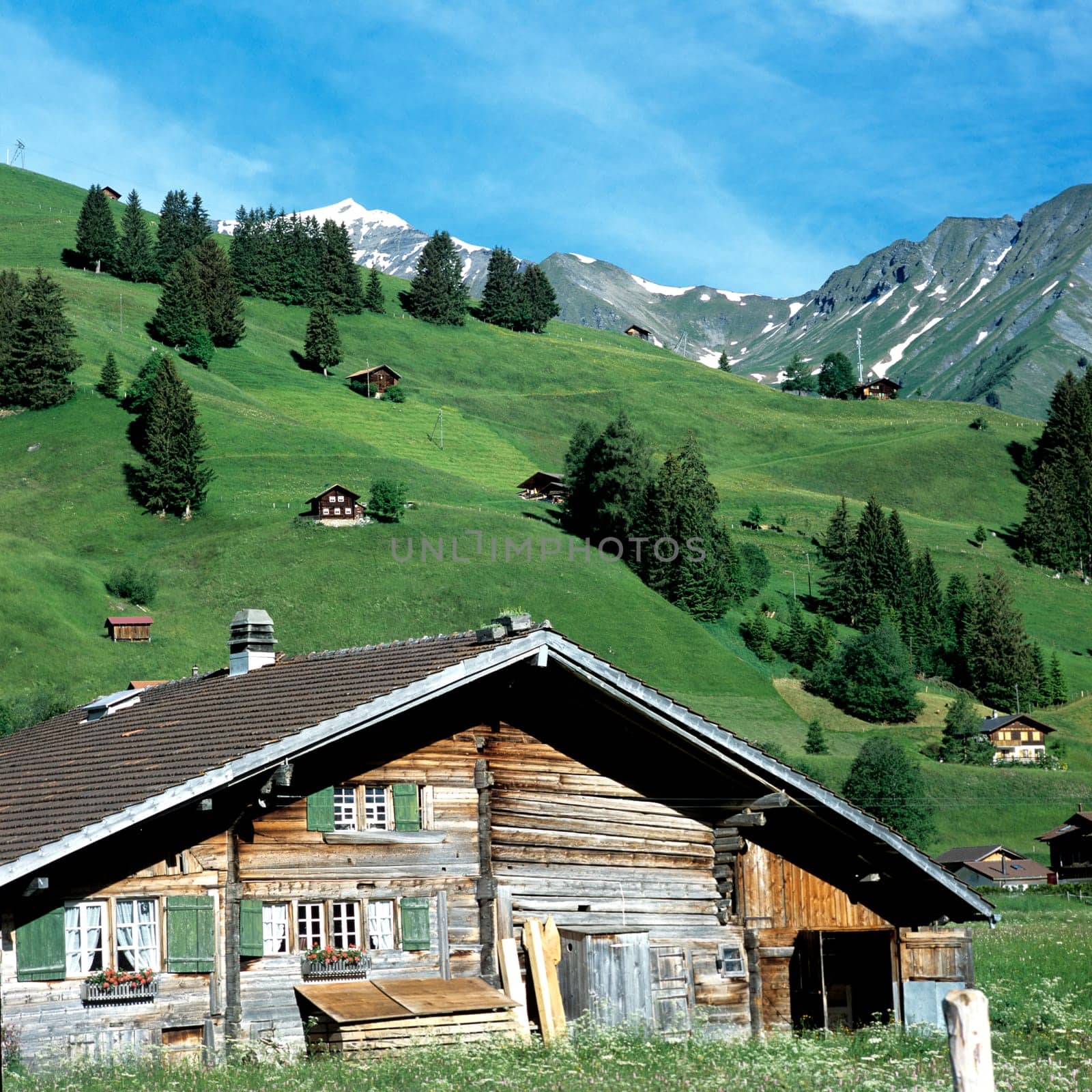 Berglandschaft  Adelboden