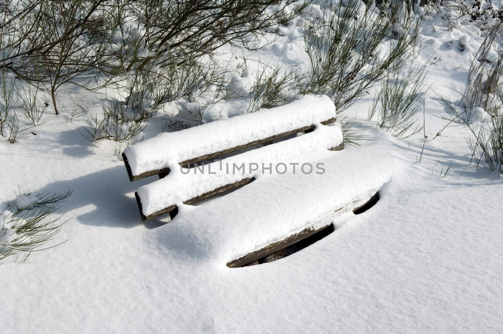 Bank  Winterimpression