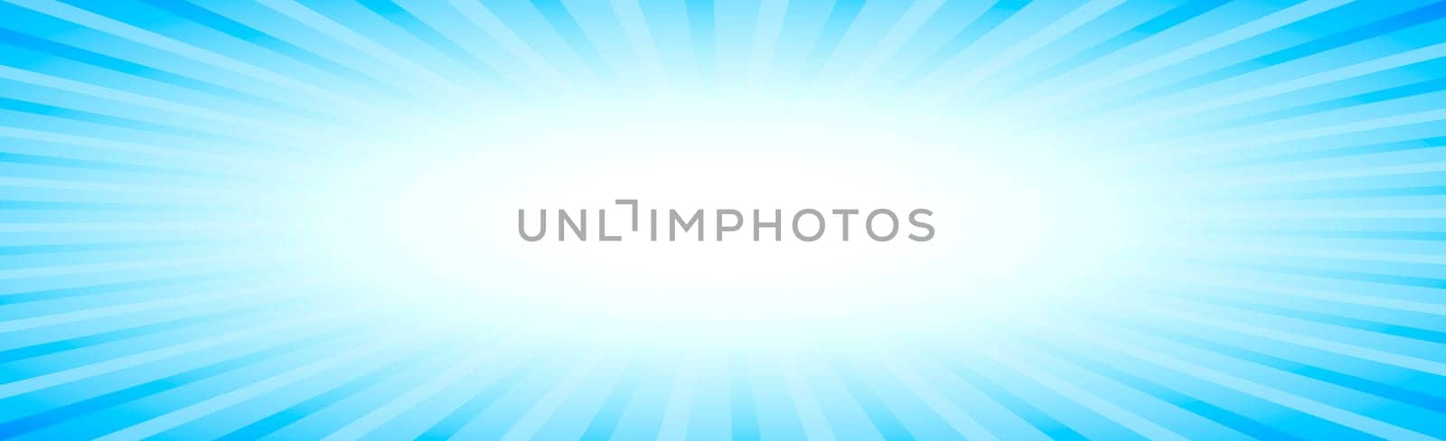 Panoramic background abstract rays of the sun around